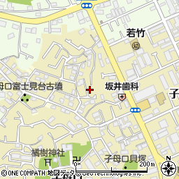 神奈川県川崎市高津区子母口183周辺の地図