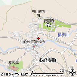 山梨県甲府市心経寺町840周辺の地図