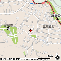 東京都町田市三輪町532-7周辺の地図