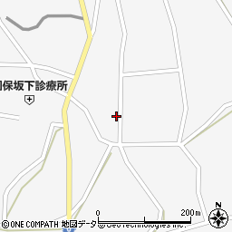 岐阜県中津川市坂下321周辺の地図