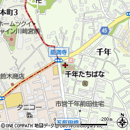 神奈川県川崎市高津区千年141周辺の地図