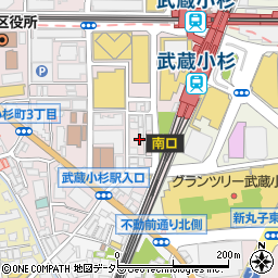 お多福 武蔵小杉店周辺の地図