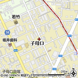 神奈川県川崎市高津区子母口384周辺の地図