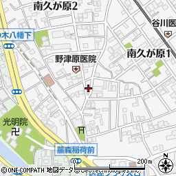 東京都大田区南久が原2丁目28周辺の地図
