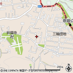 東京都町田市三輪町532-4周辺の地図