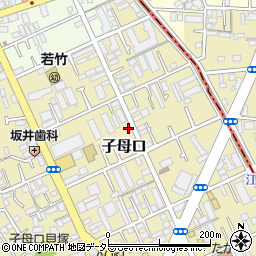 神奈川県川崎市高津区子母口384-4周辺の地図