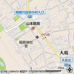 神奈川県相模原市緑区大島3249-10周辺の地図
