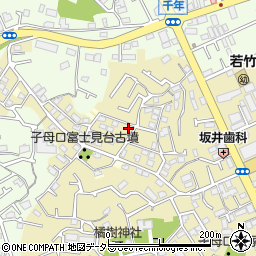神奈川県川崎市高津区子母口54-65周辺の地図
