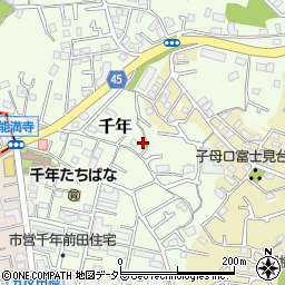 神奈川県川崎市高津区千年236周辺の地図