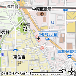 ＵＥＨＡＲＡＭＥＡＴ　武蔵小杉店周辺の地図
