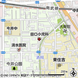田口小児科医院周辺の地図
