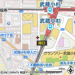 ＡＯＫＩ武蔵小杉店周辺の地図