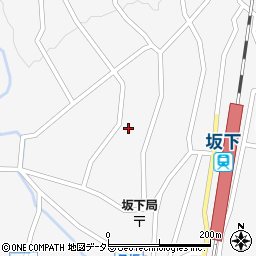 岐阜県中津川市坂下1743周辺の地図
