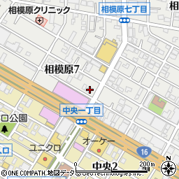 神奈川県相模原市中央区相模原7丁目9-14周辺の地図