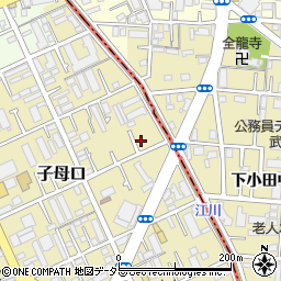 神奈川県川崎市高津区子母口449-1周辺の地図