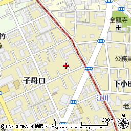 神奈川県川崎市高津区子母口450周辺の地図
