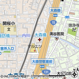 大森興産株式会社周辺の地図