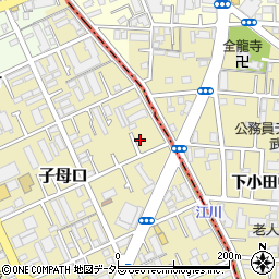 神奈川県川崎市高津区子母口449周辺の地図