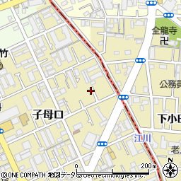 神奈川県川崎市高津区子母口450-17周辺の地図