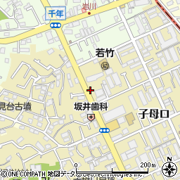 神奈川県川崎市高津区子母口395周辺の地図