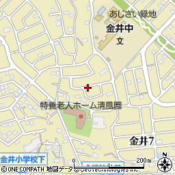 東京都町田市金井5丁目1周辺の地図