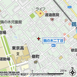 東京都大田区鵜の木2丁目37周辺の地図