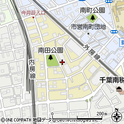 千葉県千葉市中央区若草周辺の地図