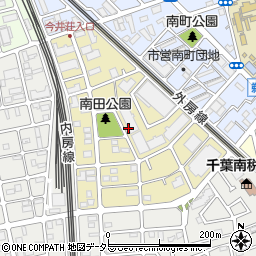 千葉県千葉市中央区若草周辺の地図
