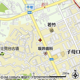 神奈川県川崎市高津区子母口177-5周辺の地図