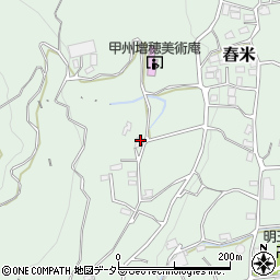 山梨県南巨摩郡富士川町舂米942周辺の地図