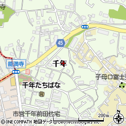神奈川県川崎市高津区千年242周辺の地図
