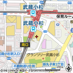 ＫＥＹＵＣＡららテラス　武蔵小杉店周辺の地図