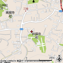 東京都町田市三輪町483周辺の地図