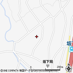 岐阜県中津川市坂下1735周辺の地図