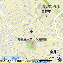 東京都町田市金井5丁目2-8周辺の地図