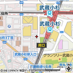 ディプント Di PUNTO 武蔵小杉店周辺の地図