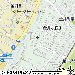 東京都町田市金井ヶ丘3丁目24-23周辺の地図