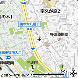 東京都大田区南久が原2丁目33-5周辺の地図