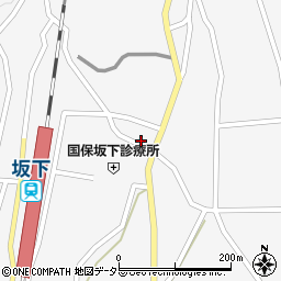 岐阜県中津川市坂下720周辺の地図
