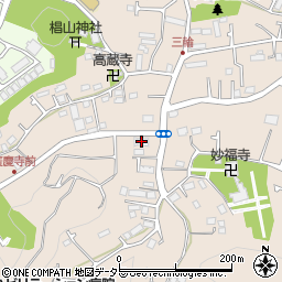 東京都町田市三輪町1079周辺の地図