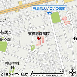 聖マリアンナ会東横惠愛病院周辺の地図