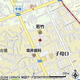 神奈川県川崎市高津区子母口396周辺の地図