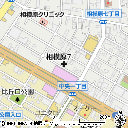 神奈川県相模原市中央区相模原7丁目9-20周辺の地図
