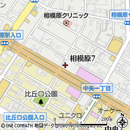 神奈川県相模原市中央区相模原7丁目10-25周辺の地図