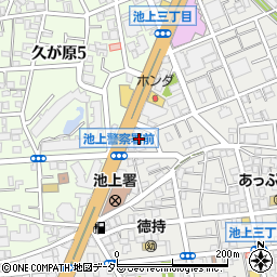 東京都大田区池上3丁目18周辺の地図
