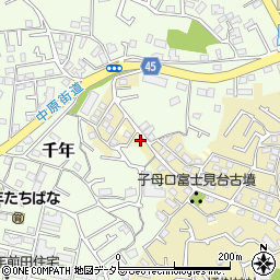 神奈川県川崎市高津区子母口54-29周辺の地図