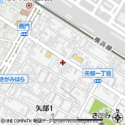 株式会社くらや　矢部総合店周辺の地図