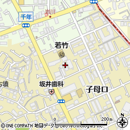神奈川県川崎市高津区子母口397周辺の地図