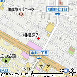 神奈川県相模原市中央区相模原7丁目9-8周辺の地図