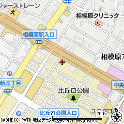 丸亀製麺相模原中央店周辺の地図